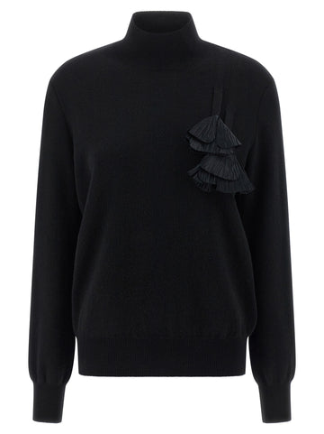 Ferragamo Floral Insert Sweater