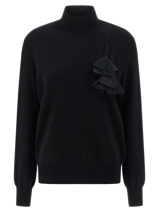 Ferragamo Floral Insert Sweater