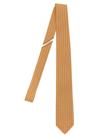 Ferragamo Gancini Print Tie