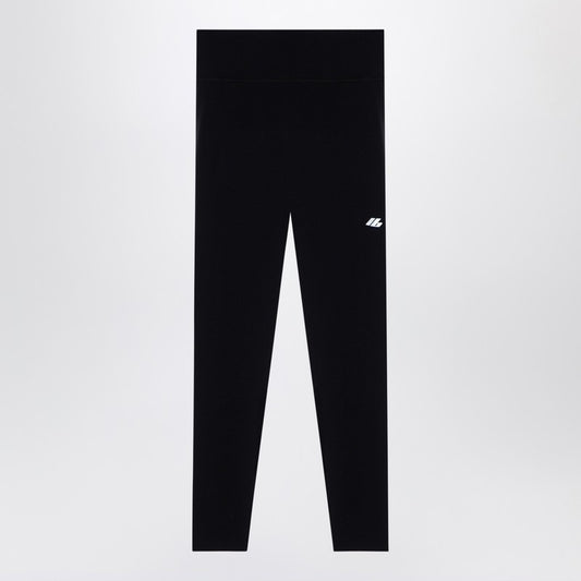 Balenciaga Black Activewear leggings in matt nylon blend