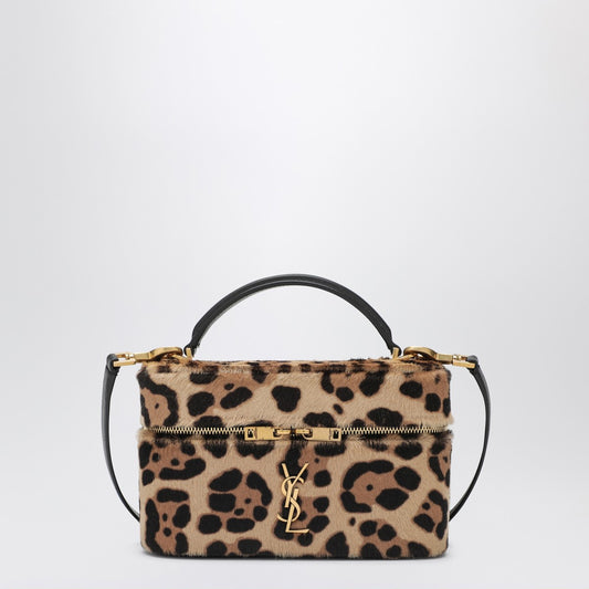 Saint Laurent Leopard-print pony leather GABY Vanity bag
