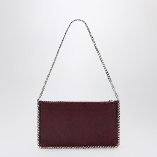 Stella McCartney Falabella Plum coloured clutched shoulder bag