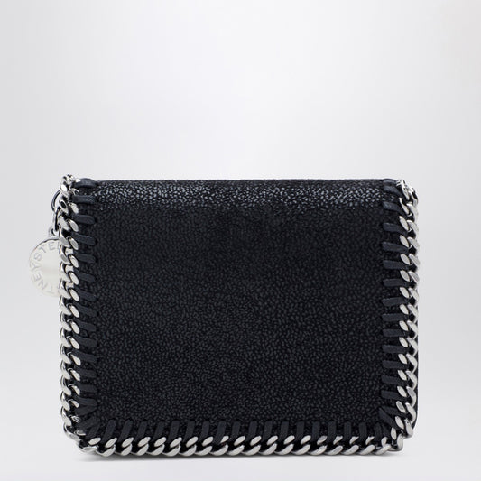 Stella McCartney Falabella black flap wallet