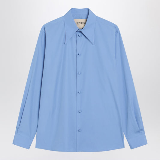 Valentino Light blue cotton shirt