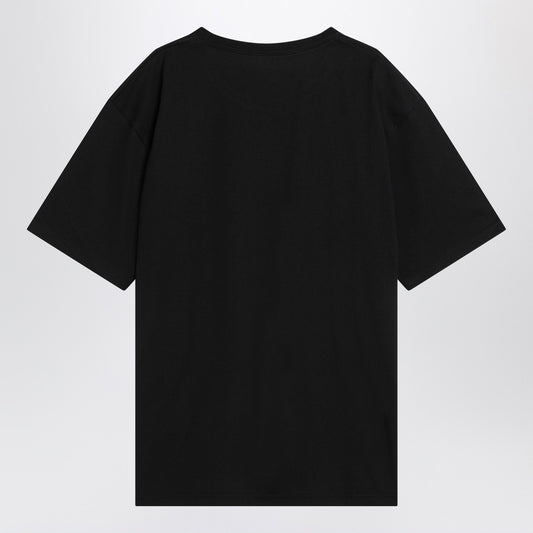 Valentino Black T-shirt with Le Chat de la Maison print