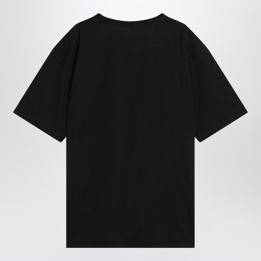 Valentino Black T-shirt with Le Chat de la Maison print