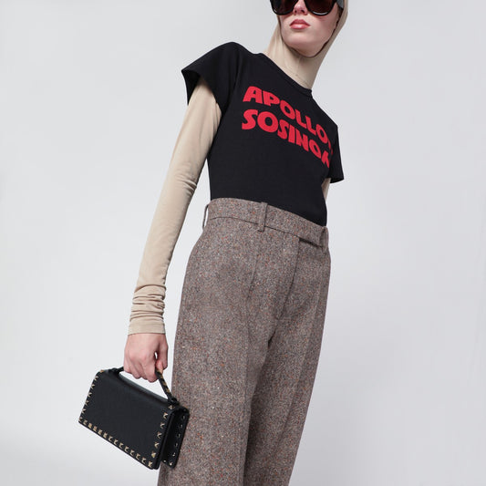 Valentino Garavani Rockstud wallet with black strap