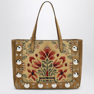 Valentino Garavani Medium tote bag Nellcôte in jacquard fabric