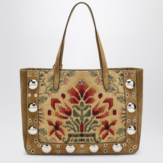 Valentino Garavani Medium tote bag Nellcôte in jacquard fabric