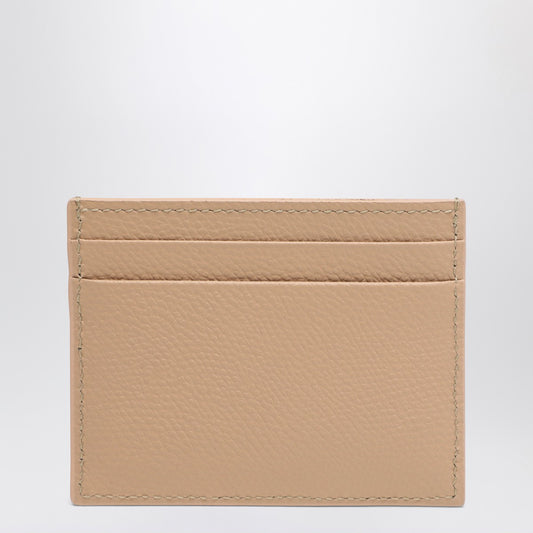 Valentino Garavani Vlogo Signature credit card holder Rose Sand