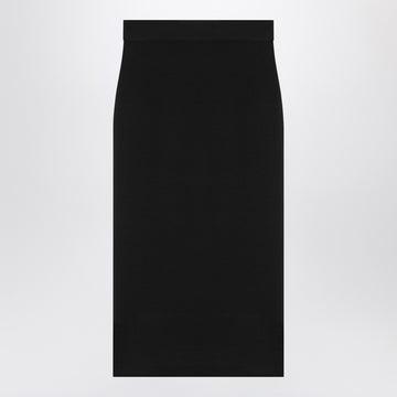 Saint Laurent Black wool pencil skirt