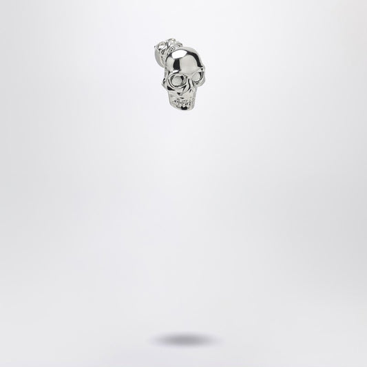 Alexander McQueen Skull Earring in palladium