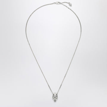 Alexander McQueen Skull necklace in palladium