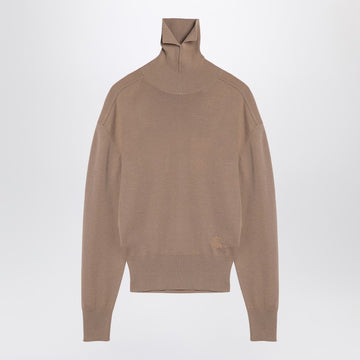 Burberry Beige wool turtleneck sweater