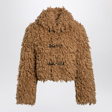 Burberry Beige wool-blend short jacket
