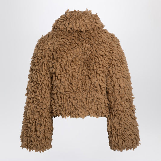 Burberry Beige wool-blend short jacket