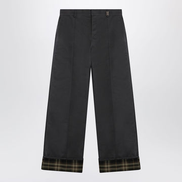 Burberry Ash coloured trousers with lapels