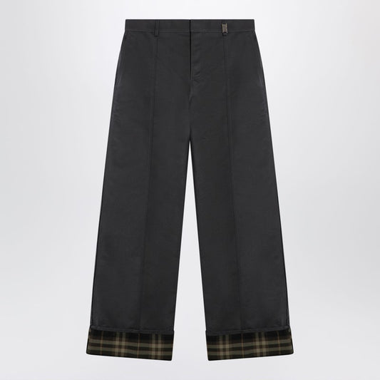 Burberry Ash coloured trousers with lapels