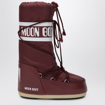 Moon Boot Bordeaux Icon boot in nylon