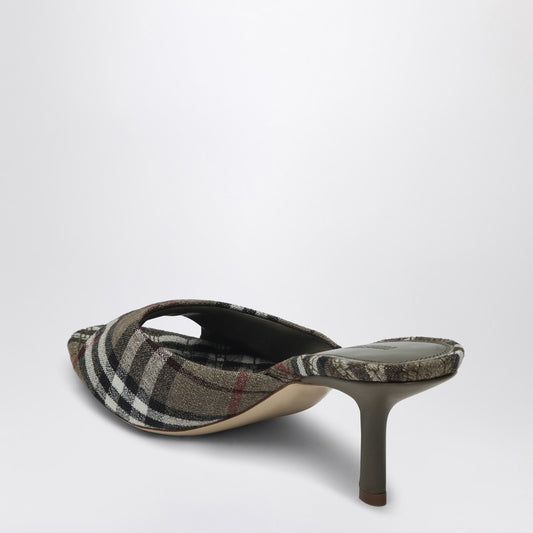 Burberry Mews mule with Check pattern