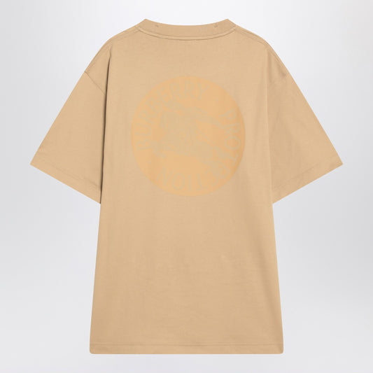 Burberry Beige short-sleeved T-shirt with EKD print