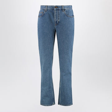 Burberry Straight jeans in Mid blue denim