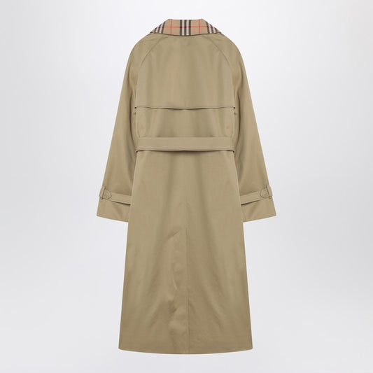 Burberry Castleford double-breasted trench with Check collar