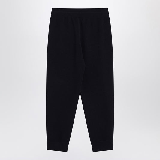 Burberry Navy blue cashmere-blend jogging pants