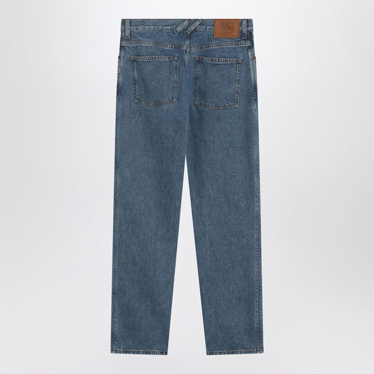 Burberry Medium-blue regular-fit jeans
