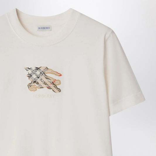 Burberry White T-shirt with EKD
