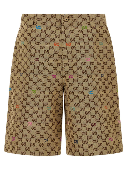 Gucci Multicolor Fil Coupé Bermuda Shorts