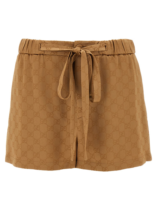 Gucci Satin Shorts Gg