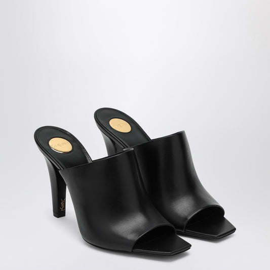 Saint Laurent Black leather mule Jill