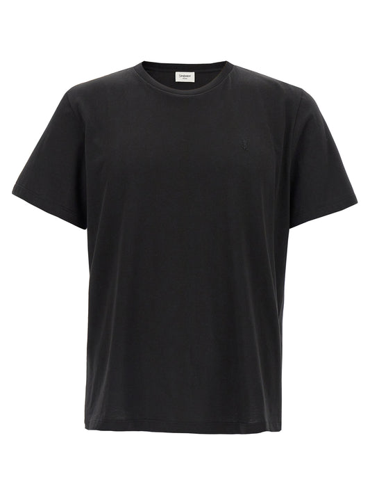 Saint Laurent Cassandre Embroidery T-shirt
