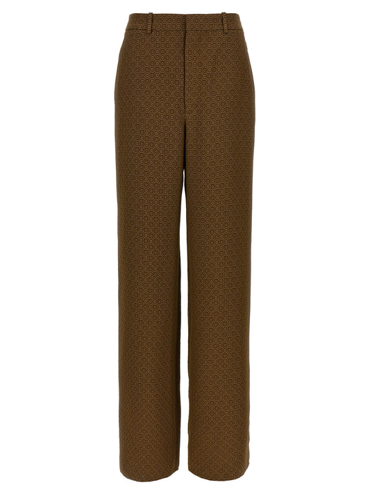 Saint Laurent Medaglioni Twill Pants