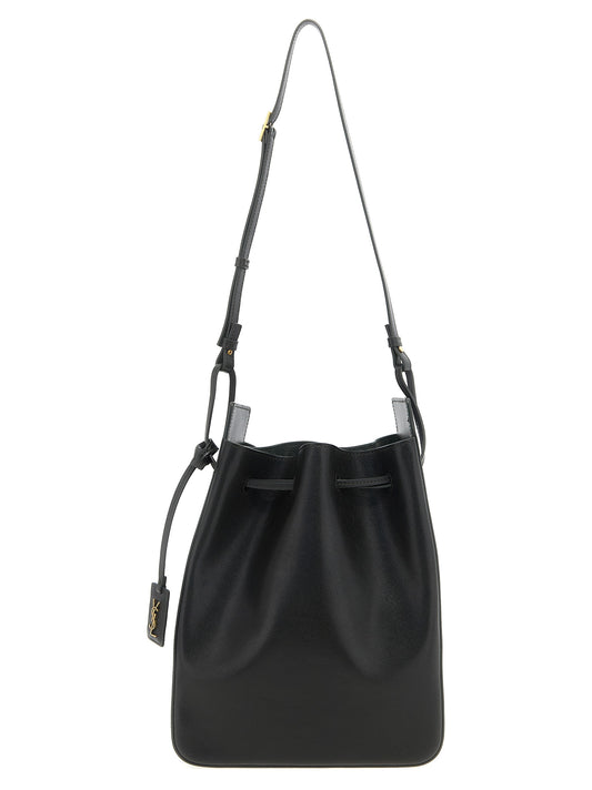 Saint Laurent Large Leather Bucket Bag