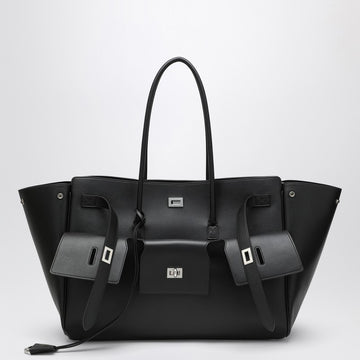 Balenciaga Carry All Bel Air large bag in black leather