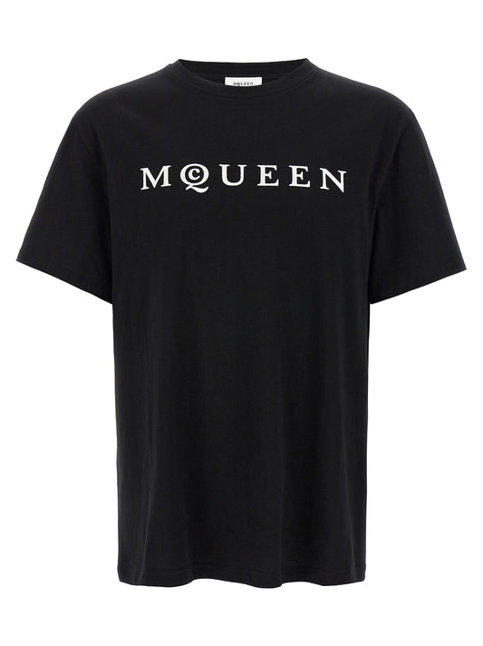 Alexander McQueen Flocked Mcqueen T-shirt