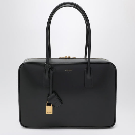 Saint Laurent Black Sac De Jour bowling bag