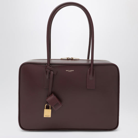 Saint Laurent Bordeaux Sac De Jour bowling bag