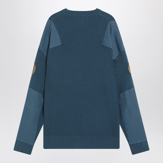Balenciaga Blue Uniform Merch cotton jumper