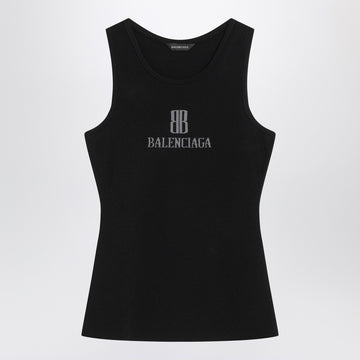 Balenciaga Black Nano BB tank top
