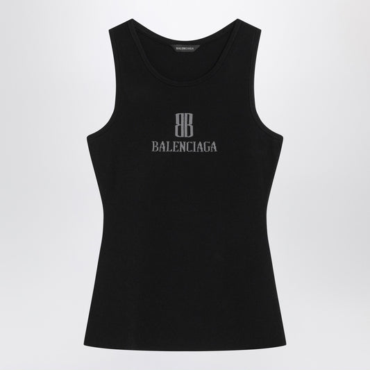 Balenciaga Black Nano BB tank top