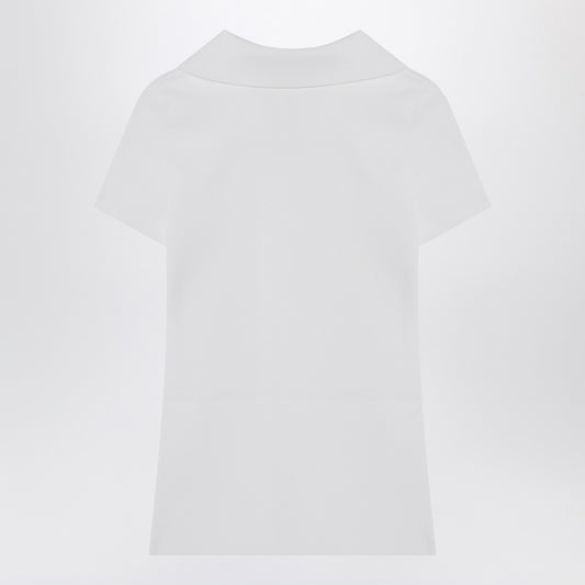 Balenciaga White short-sleeve Nano BB tank top
