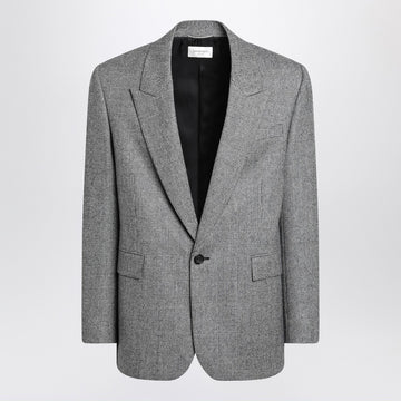 Saint Laurent Gray jacket in Prince of Wales check