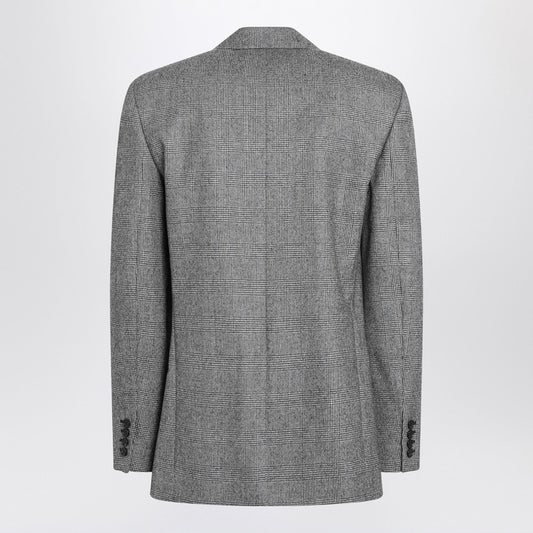 Saint Laurent Gray jacket in Prince of Wales check