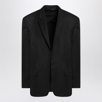 Balenciaga Single-breasted jacket black in wool