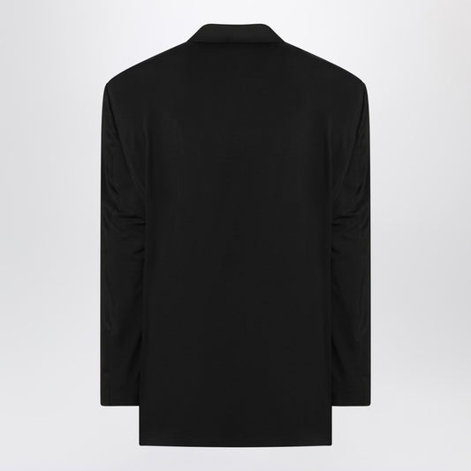 Balenciaga Single-breasted jacket black in wool