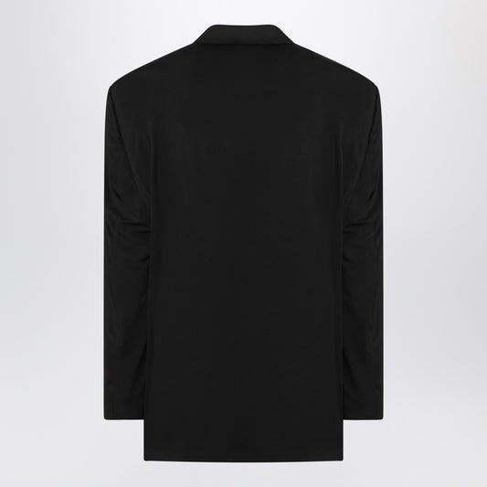 Balenciaga Single-breasted jacket black in wool