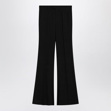 Balenciaga Black flared pants in viscose